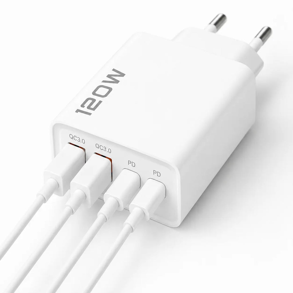 Chargeur 4 ports USB et USB-C