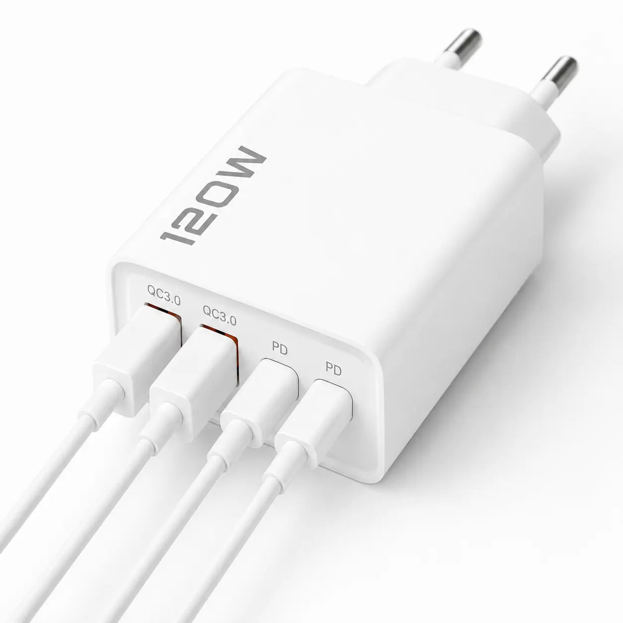 Chargeur 4 ports USB et USB-C